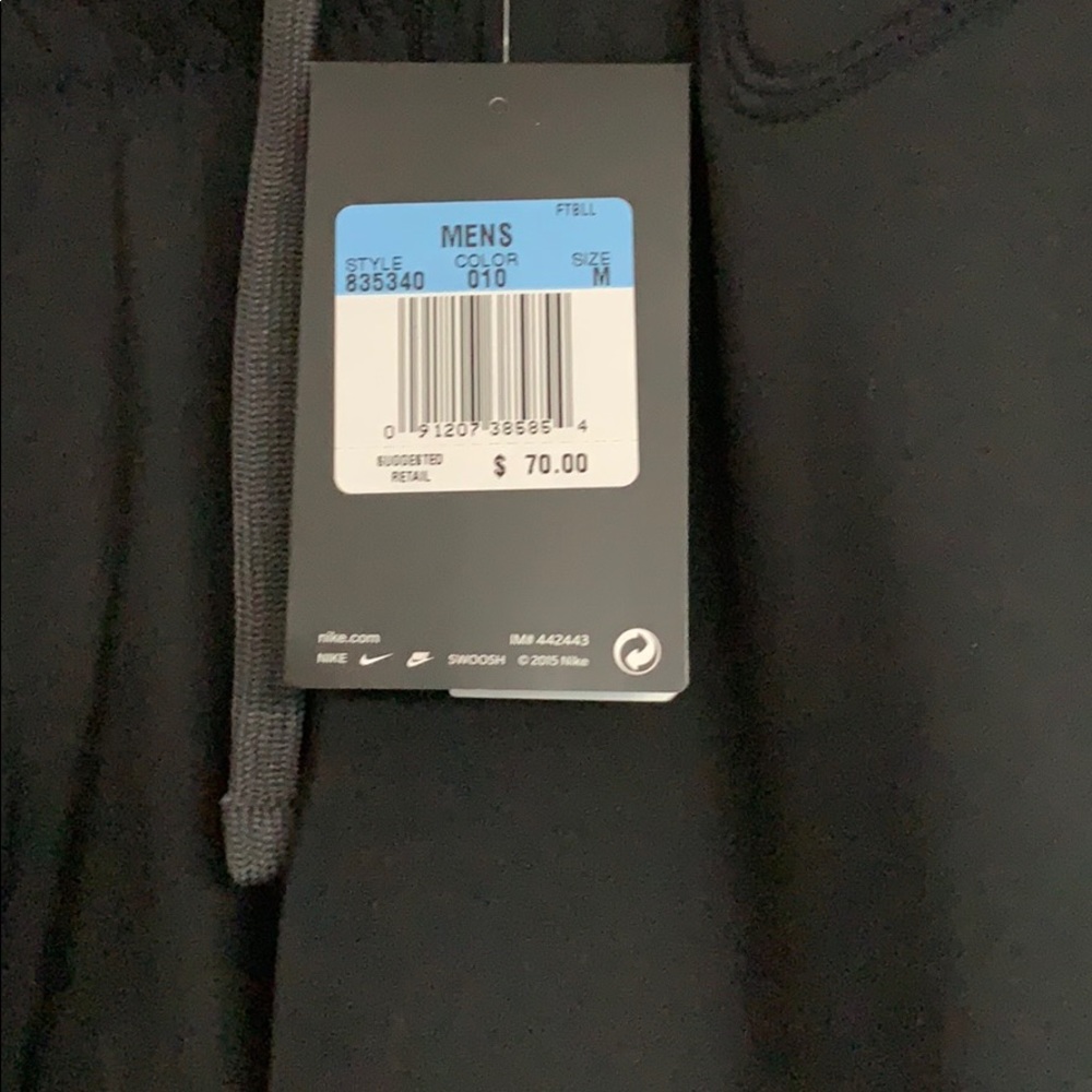 Nike Men’s Black/White Athletics S Med Pants NWT! - Picture 2 of 5